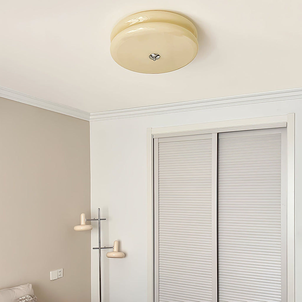 Art Deco Vintage Glass Ceiling Light