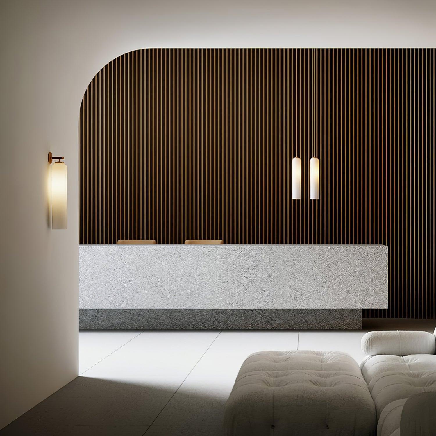 June Glass Indoor Wall Lamp Cylindrical