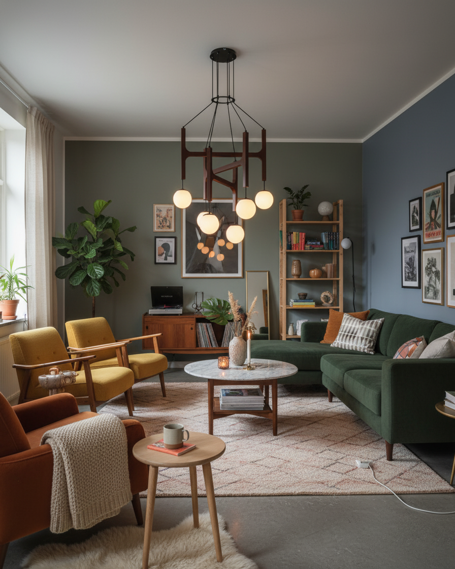 Astra Wood Chandelier