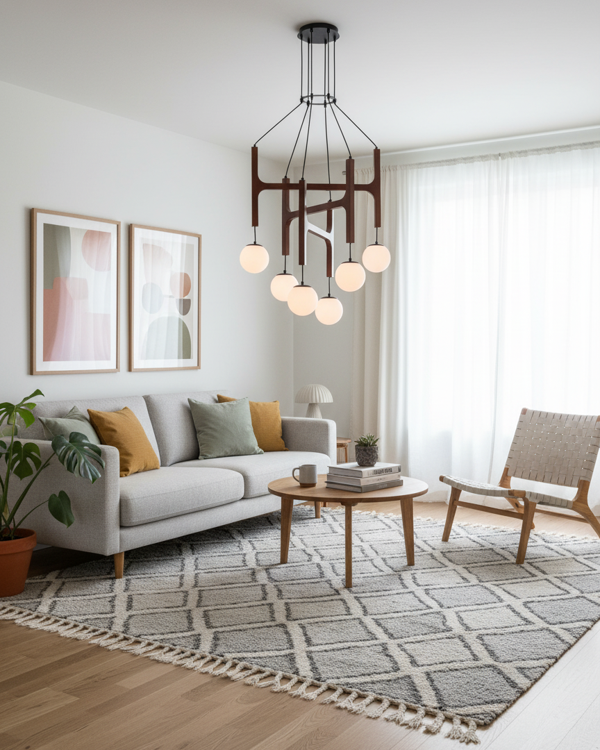 Astra Wood Chandelier