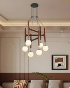 Astra Wood Chandelier