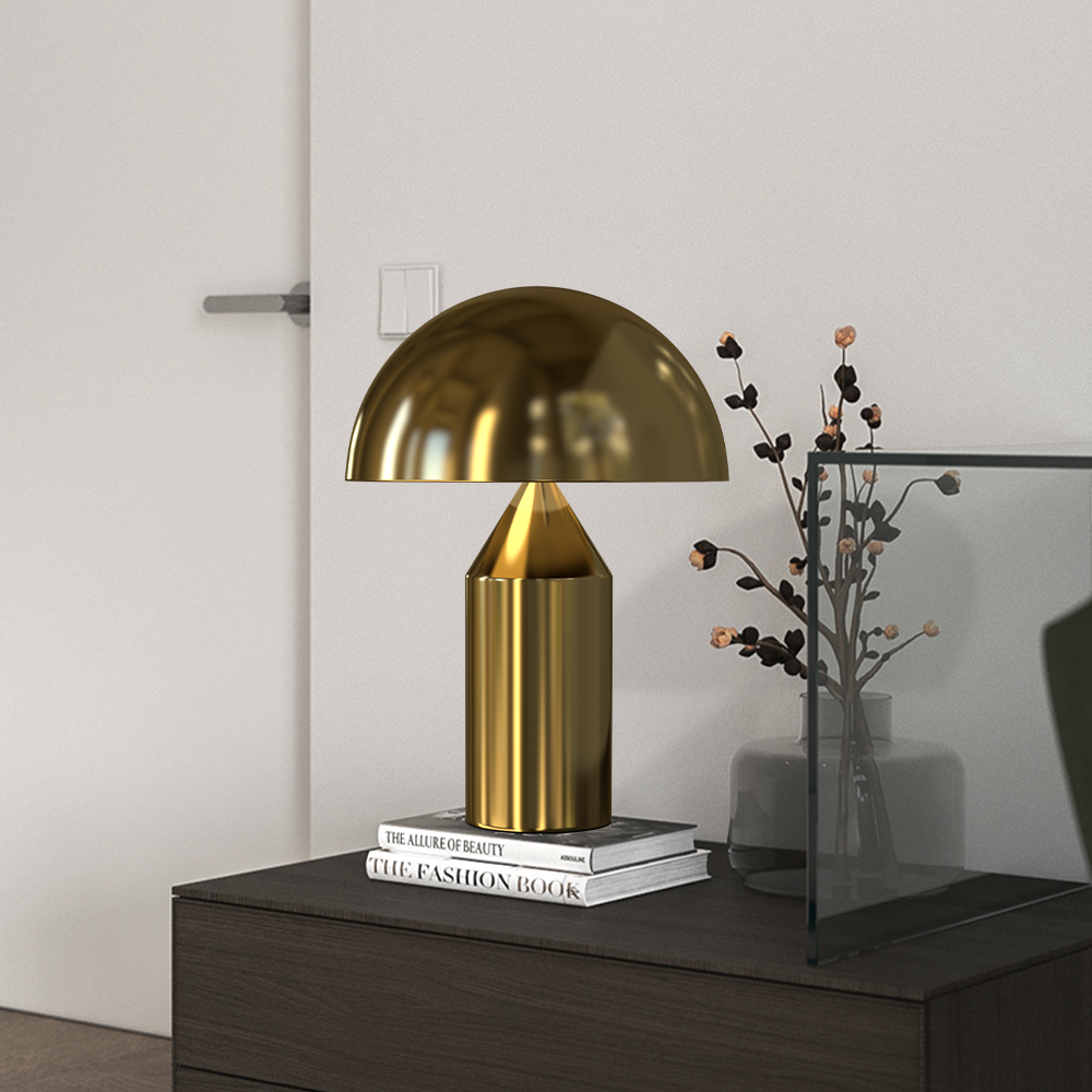 Conn mushroom table lamp
