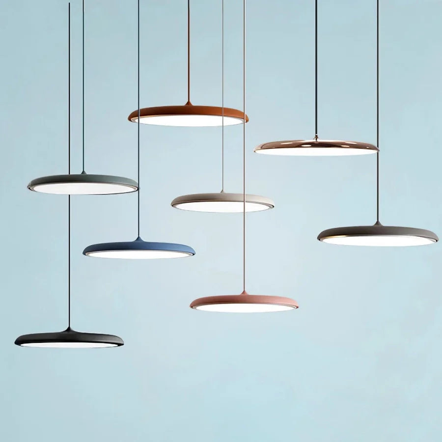 Avery Macaron Adjustable Metal Pendant Light