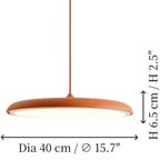 Avery Macaron Adjustable Metal Pendant Light