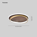 Arisha Modern Round Dimmable Ceiling Light Gold Metal Bedroom