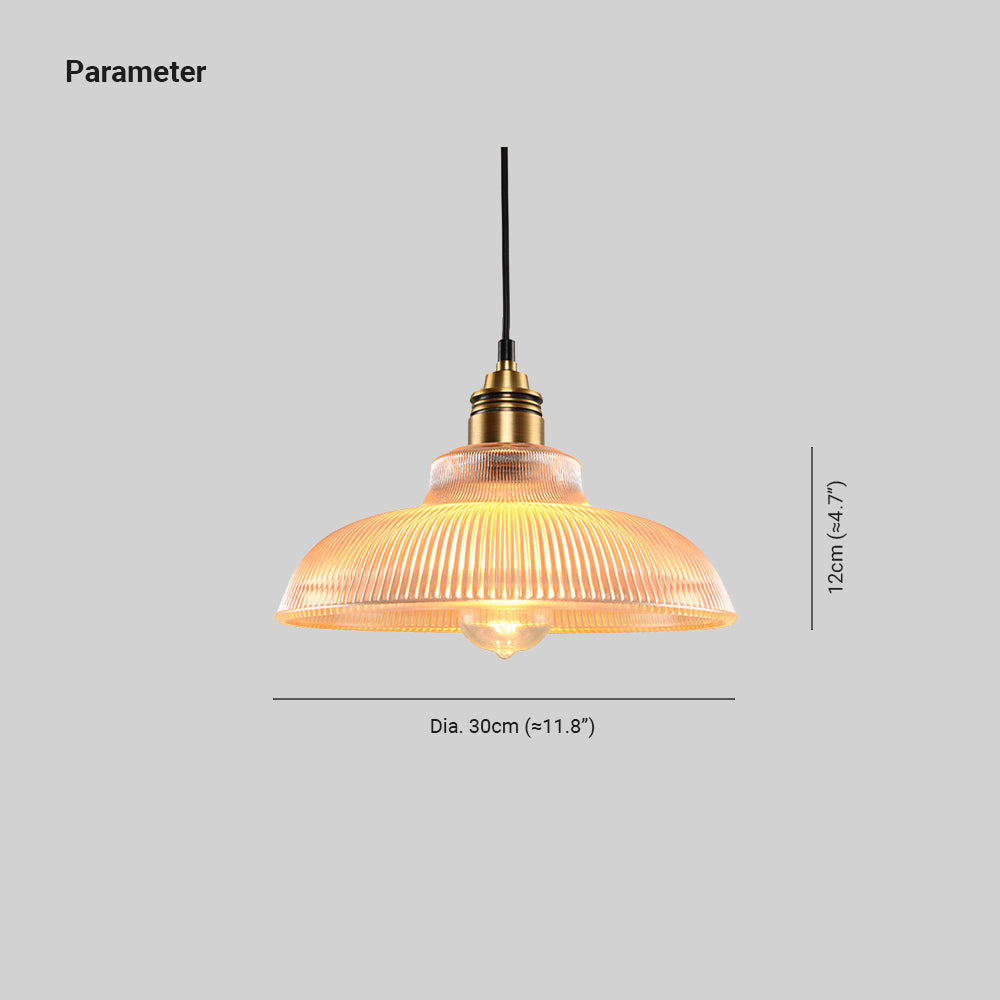 Umai Industry LED Suspension Clear/Amber Bedroom/Restaurant