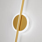 Vesso Modern Round/Square Wall Sconce Black/Gold. Bathroom