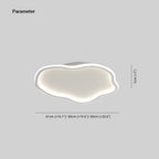 Ilyan Modern Cloud Ceiling Light. Metal/Acrylic. Black/White. Living Room