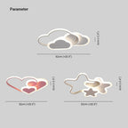 Aria LED Star Designer Flush Mount Ceiling Light