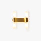 Arisha Modern Cylindrical Metal Led Wall Lamp, Gold