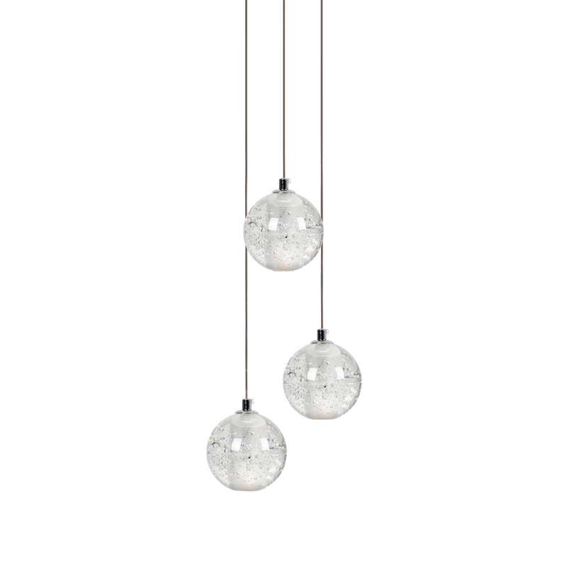 Ball Crystal Pendant Light