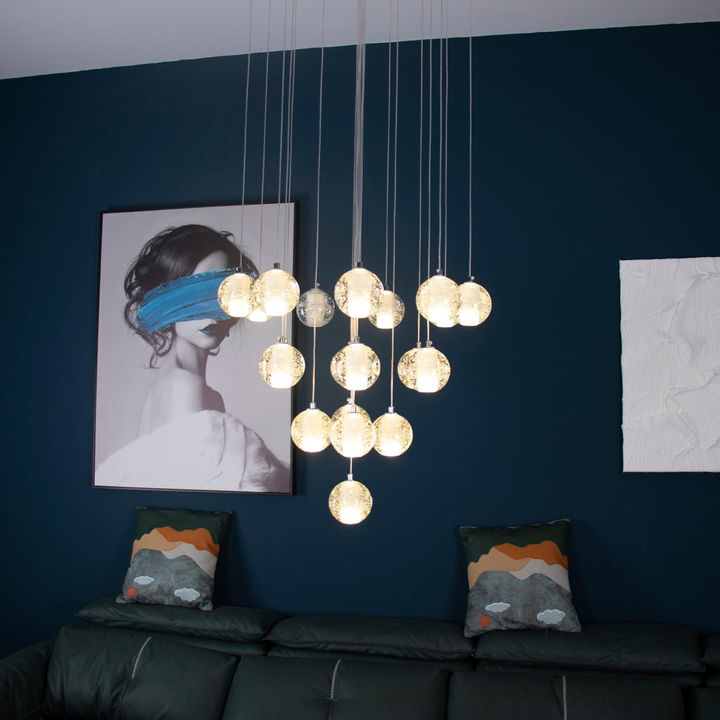 Ball Crystal Pendant Light