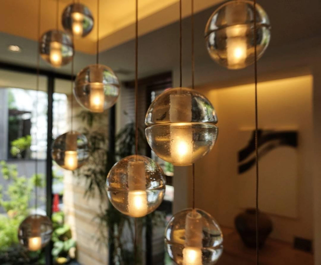 Ball Crystal Pendant Light
