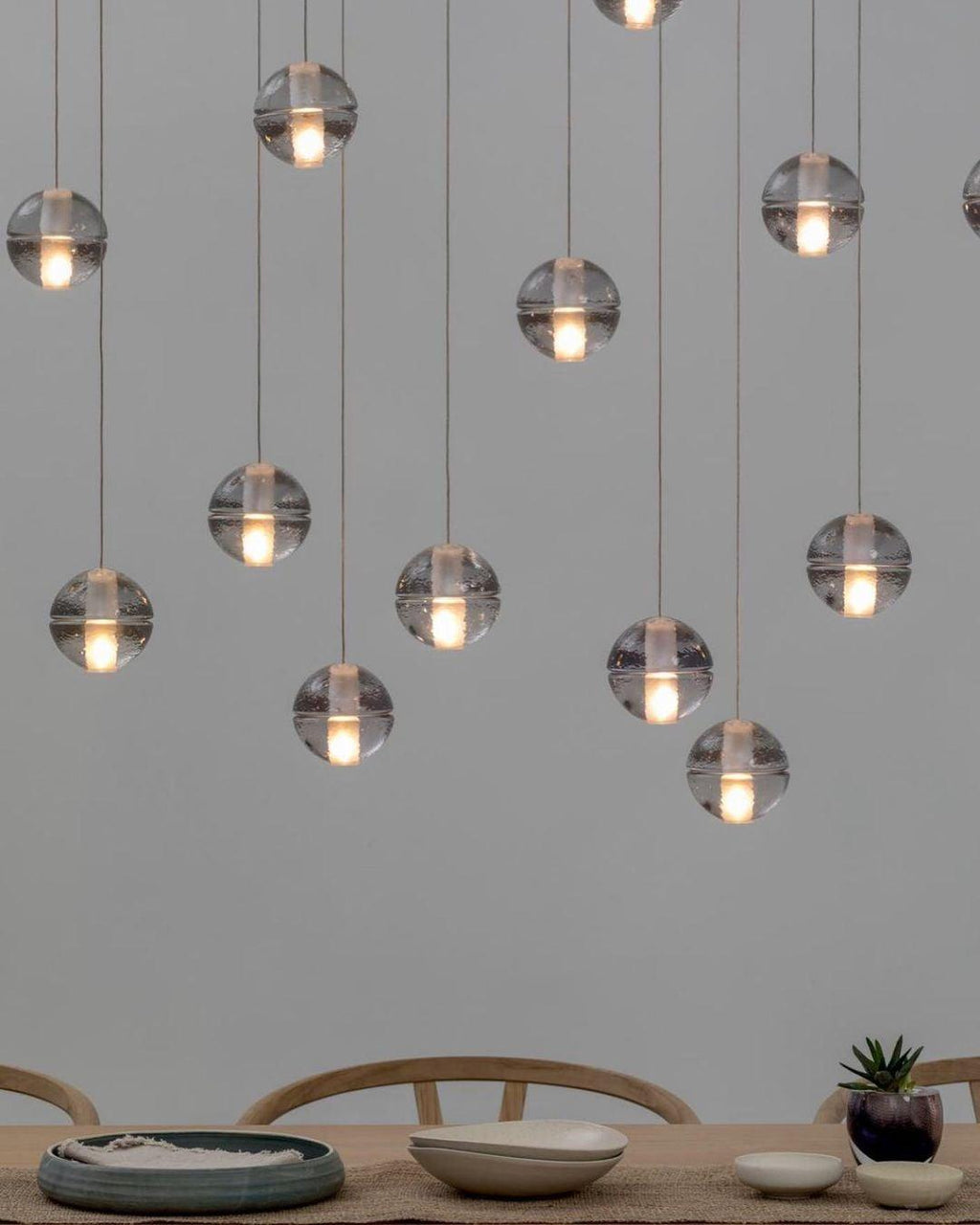 Ball Crystal Pendant Light