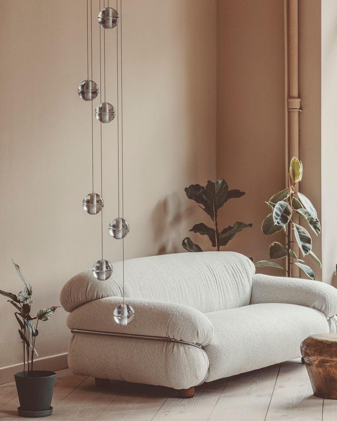 Ball Crystal Pendant Light