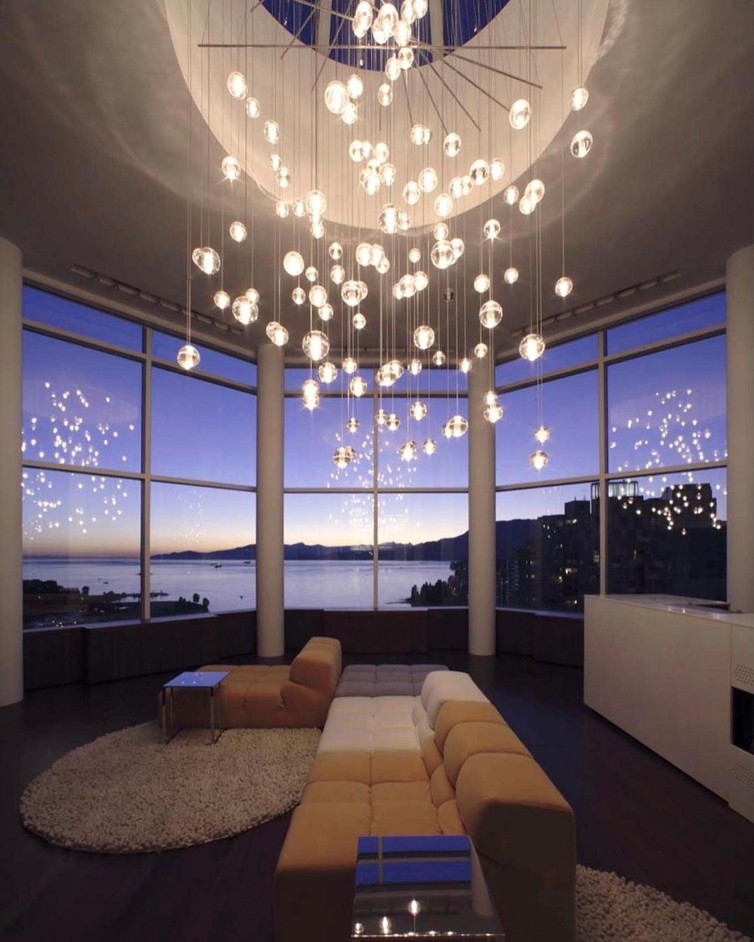 Ball Crystal Pendant Light