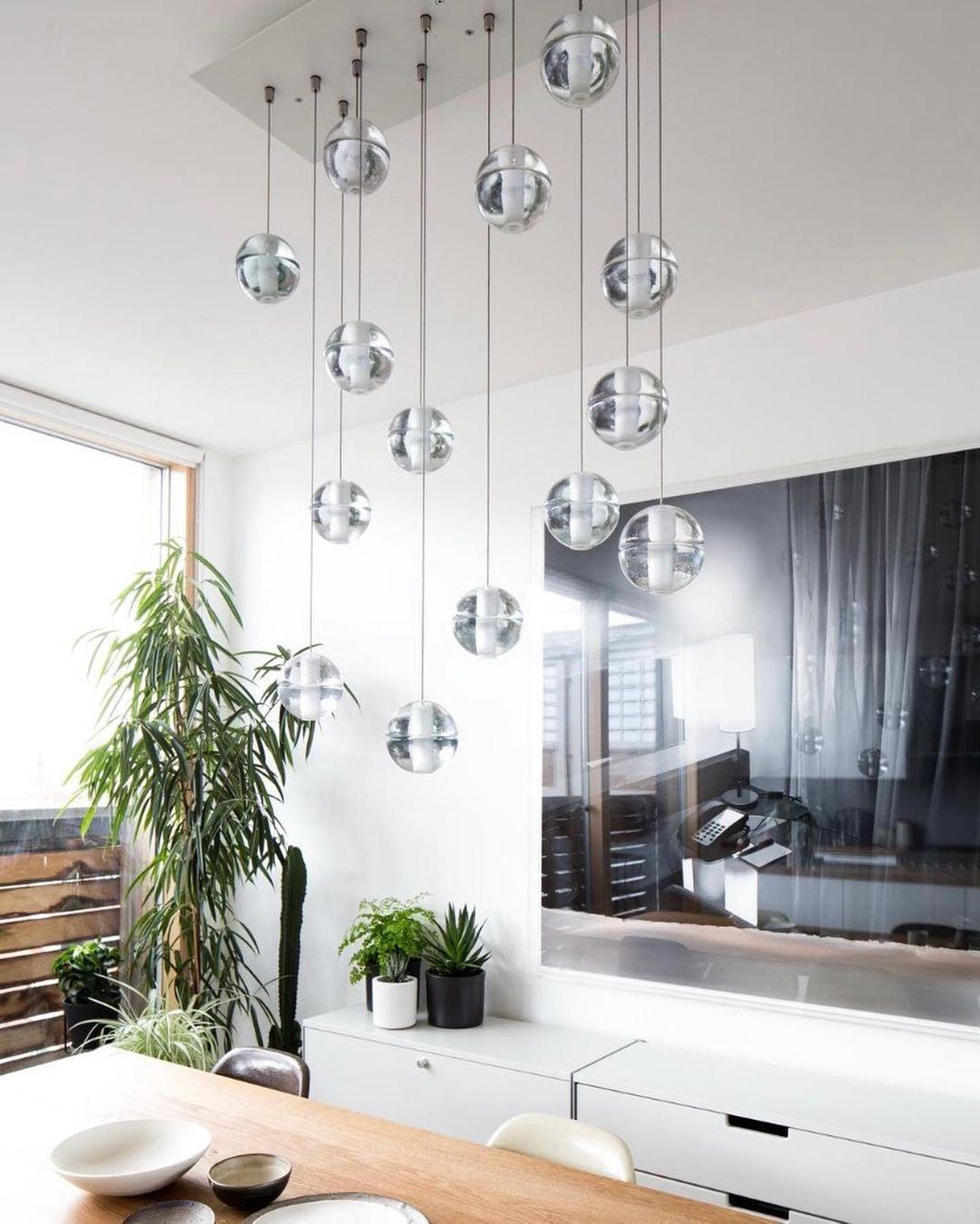Ball Crystal Pendant Light
