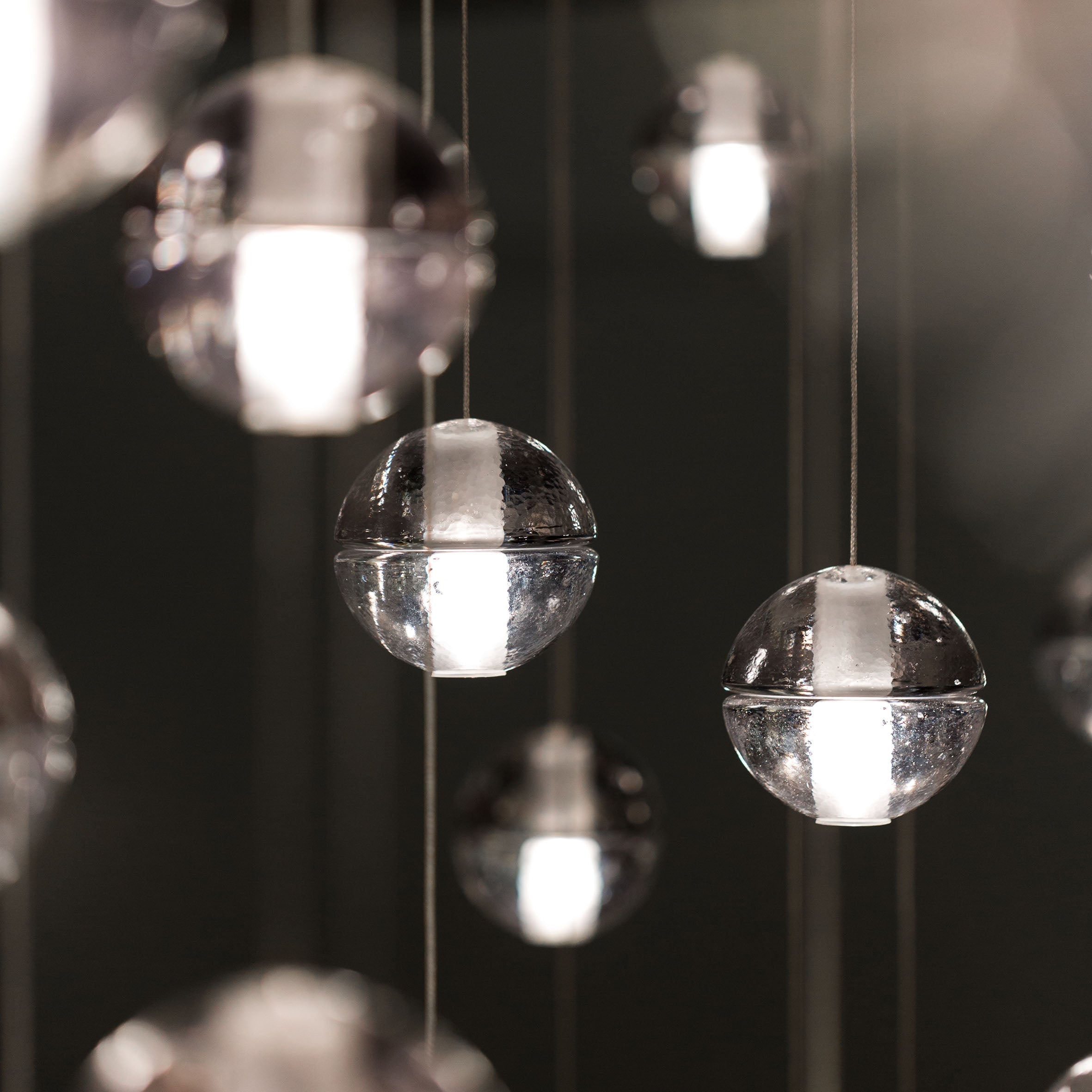 Ball Crystal Pendant Light