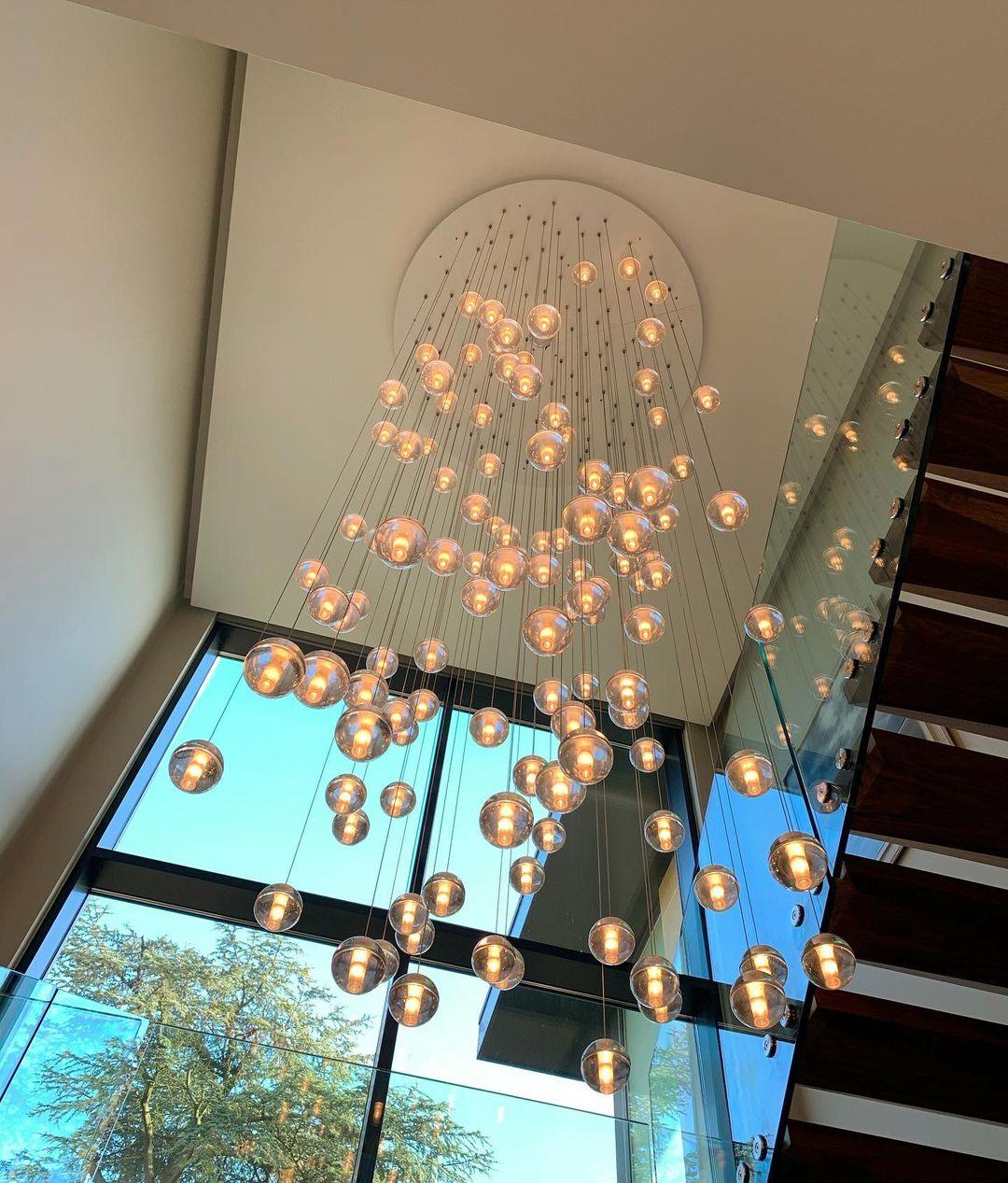 Ball Crystal Pendant Light