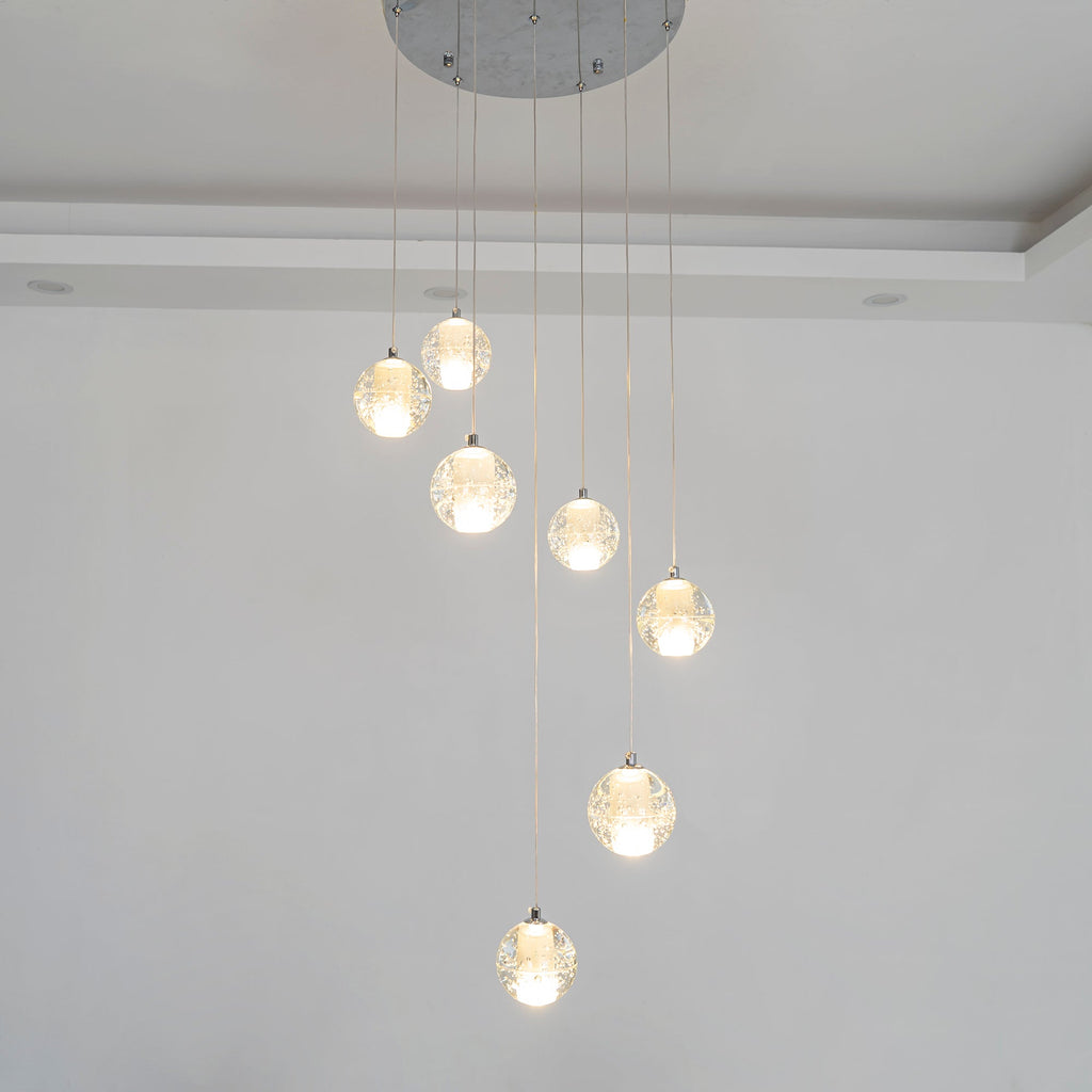 Ball Crystal Pendant Light