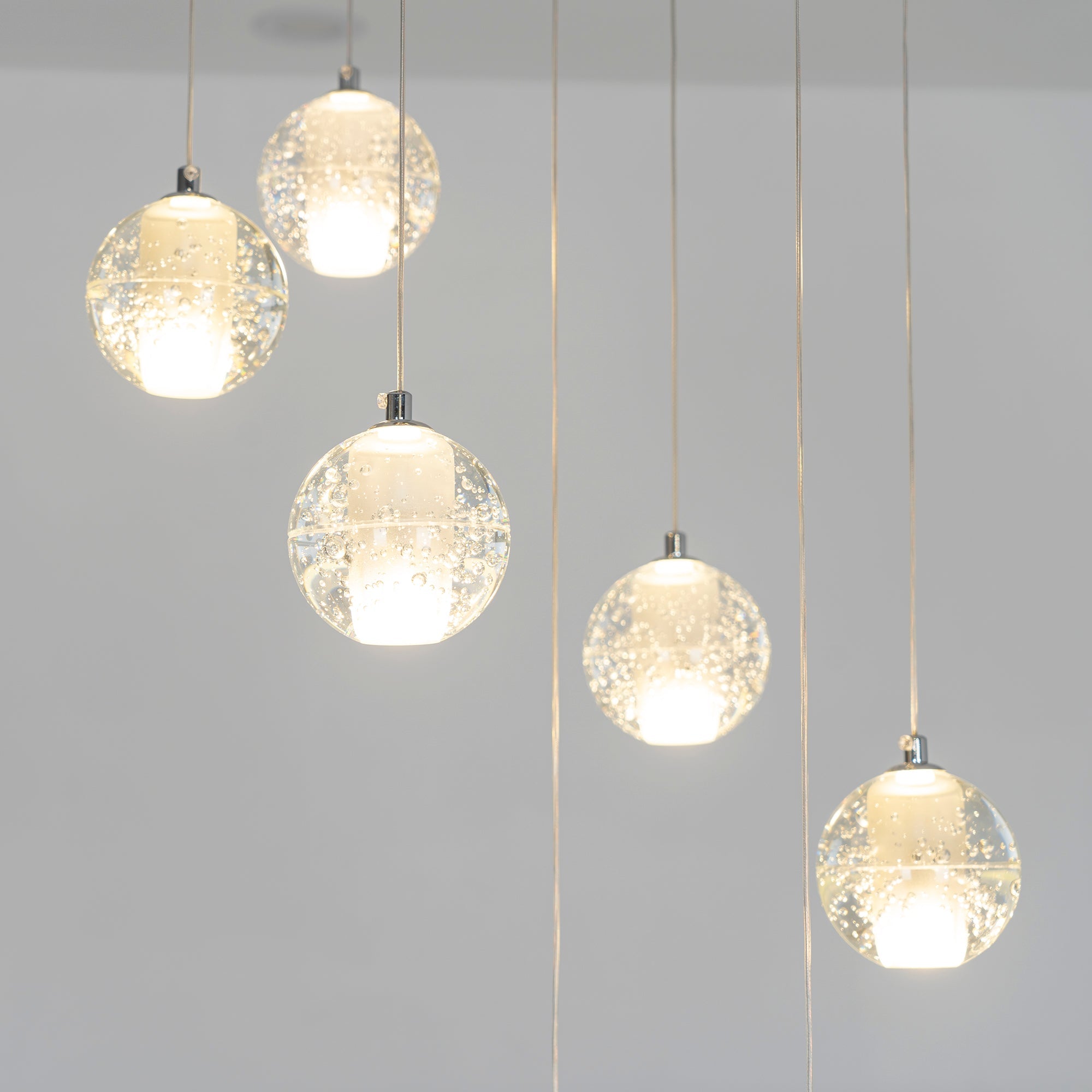 Ball Crystal Pendant Light