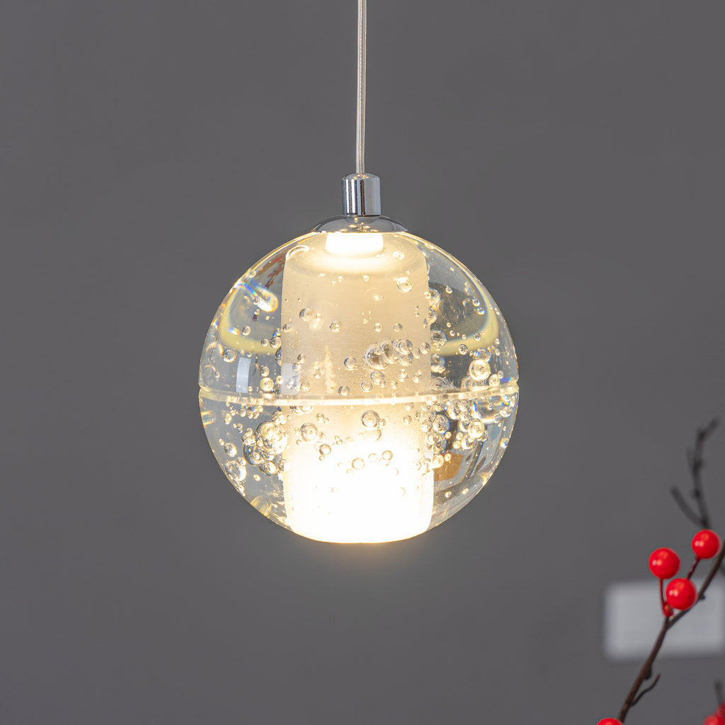 Ball Crystal Pendant Light