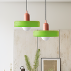Bauhaus Colored Glass Pendant Light