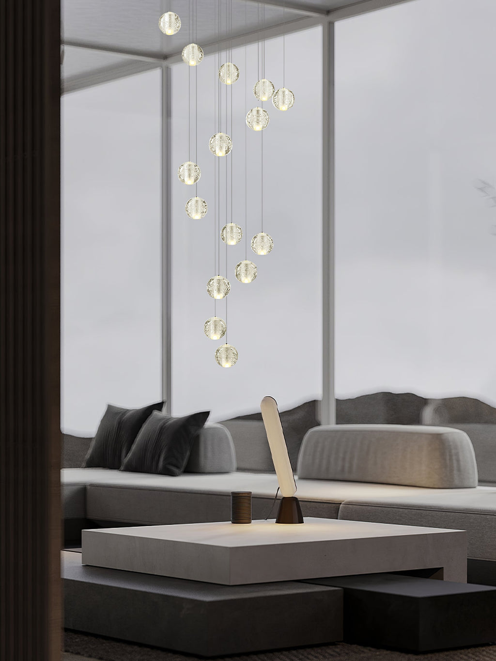 Ball Crystal Pendant Light