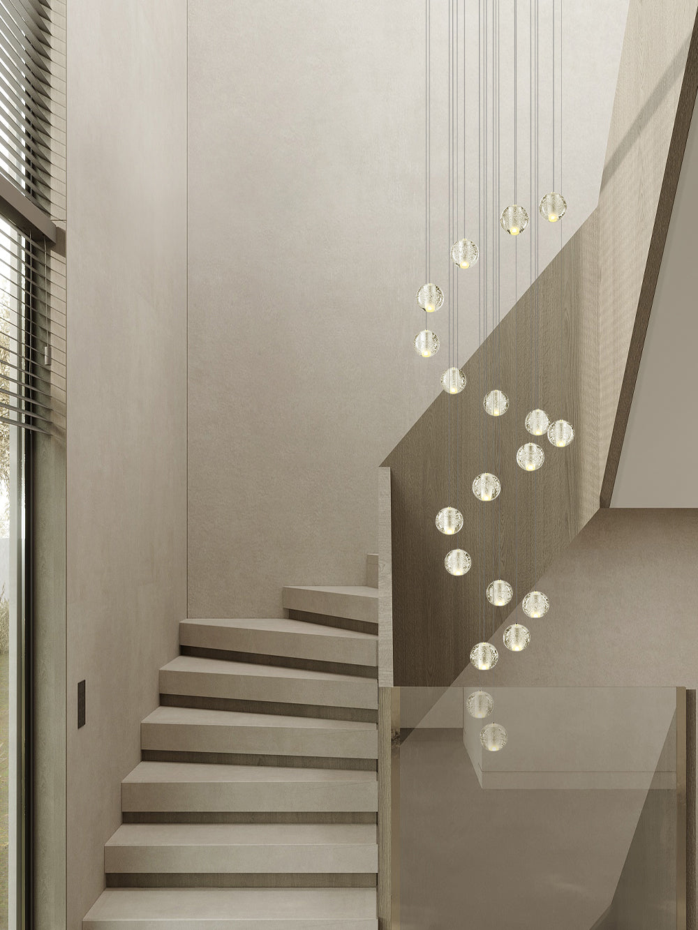 Ball Crystal Pendant Light