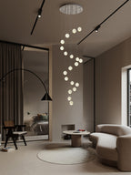 Ball Crystal Pendant Light