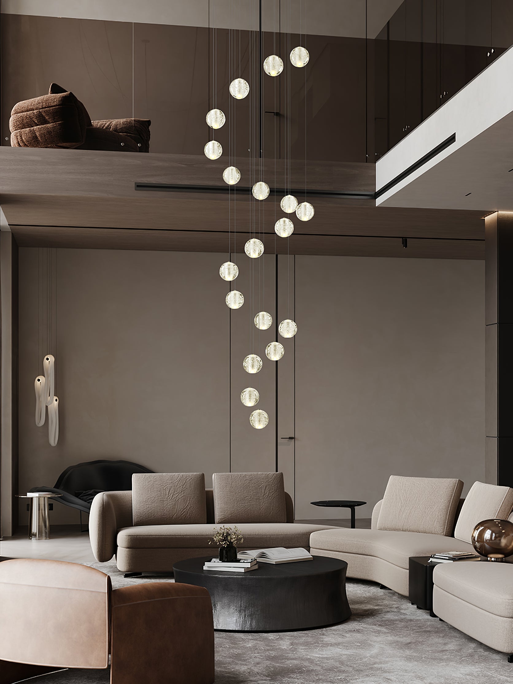 Ball Crystal Pendant Light
