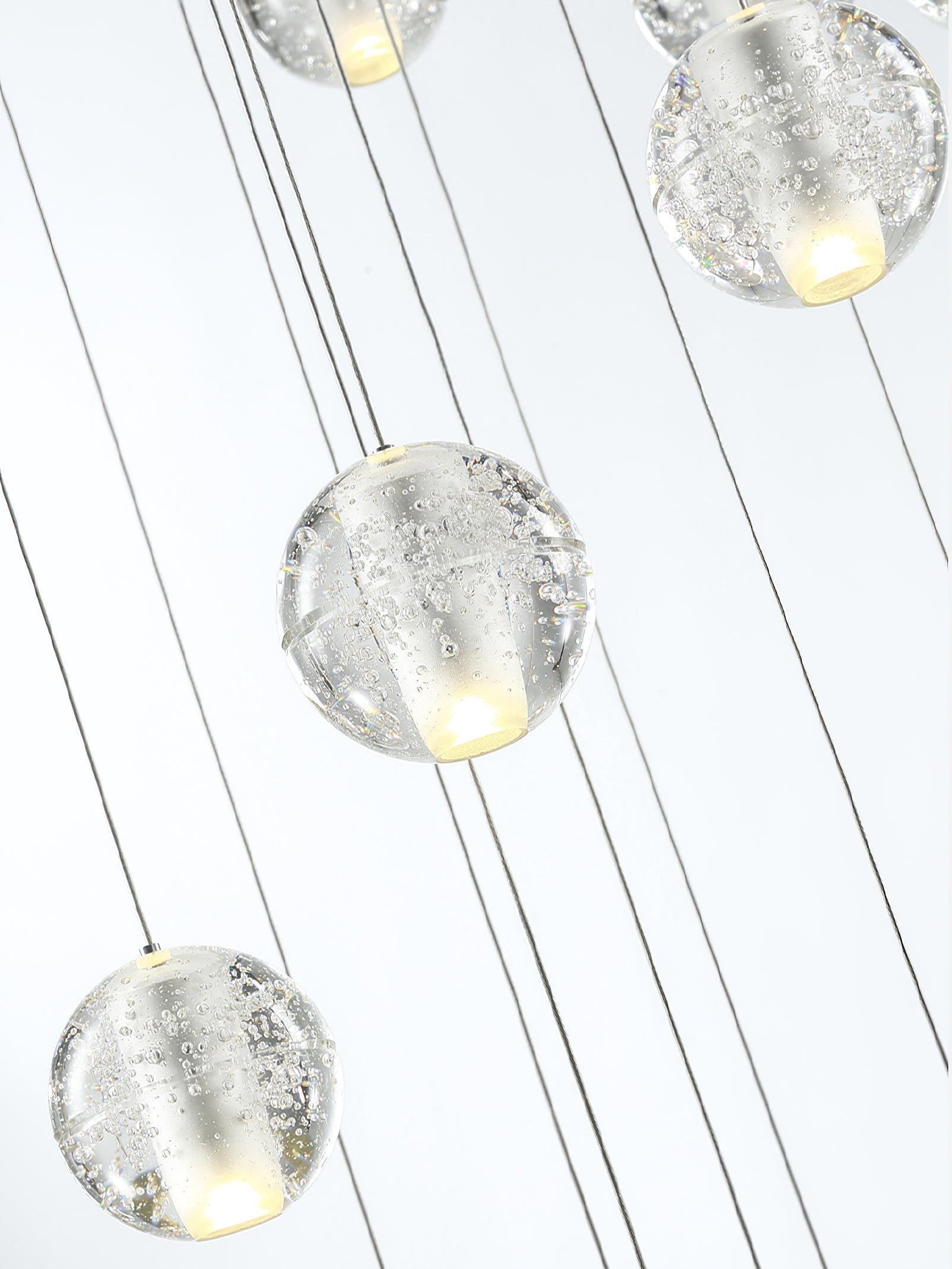 Ball Crystal Pendant Light