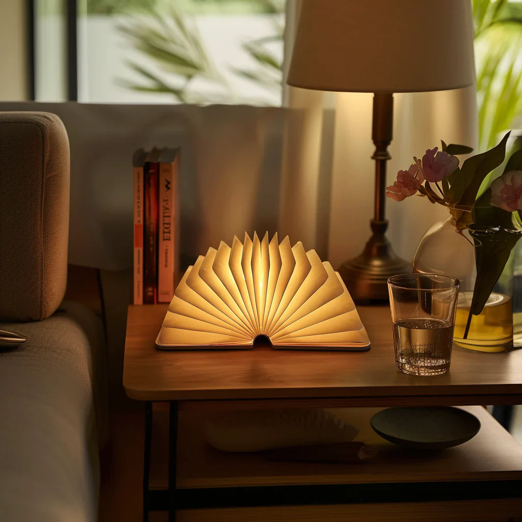 Xandis - LED Table Lamp in Book Design