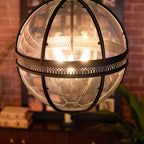 Edward Retro Pendant Light Glass