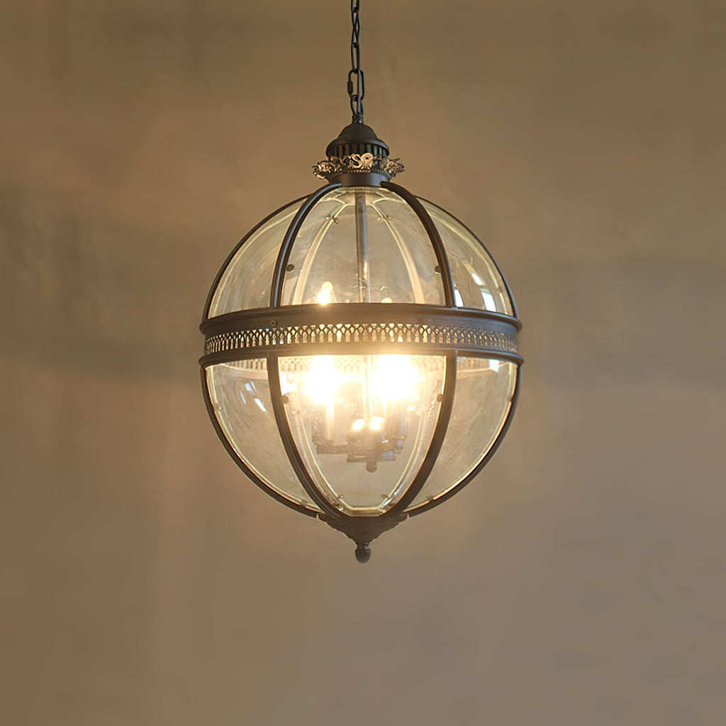 Edward Retro Pendant Light Glass