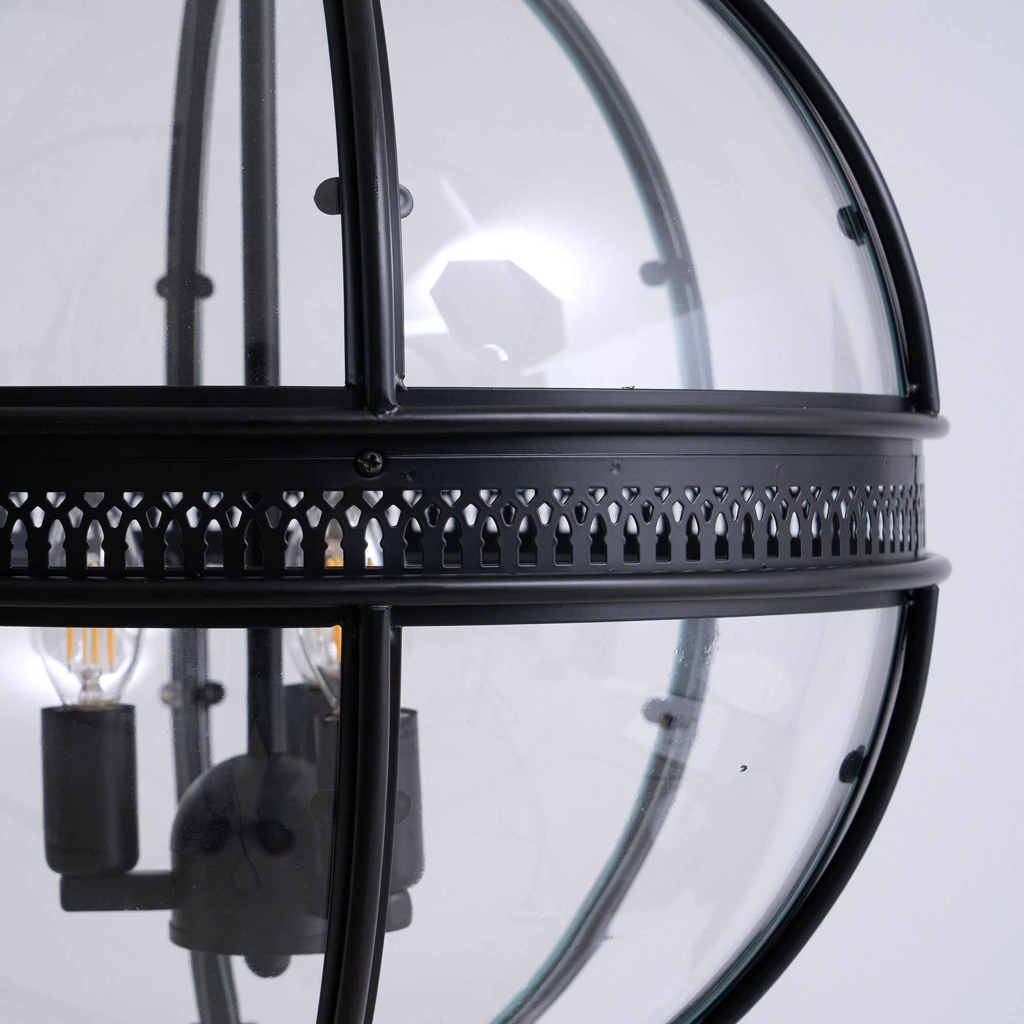 Edward Retro Pendant Light Glass