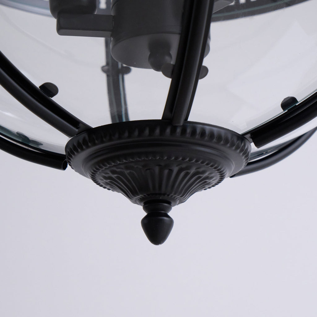 Edward Retro Pendant Light Glass