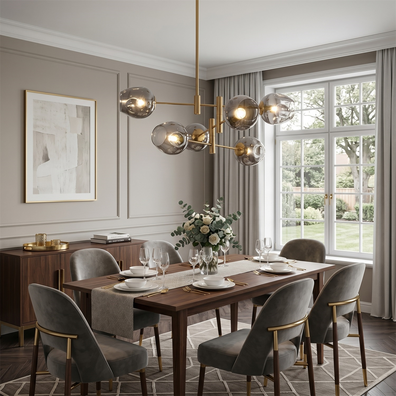 Branch Optical Chandelier