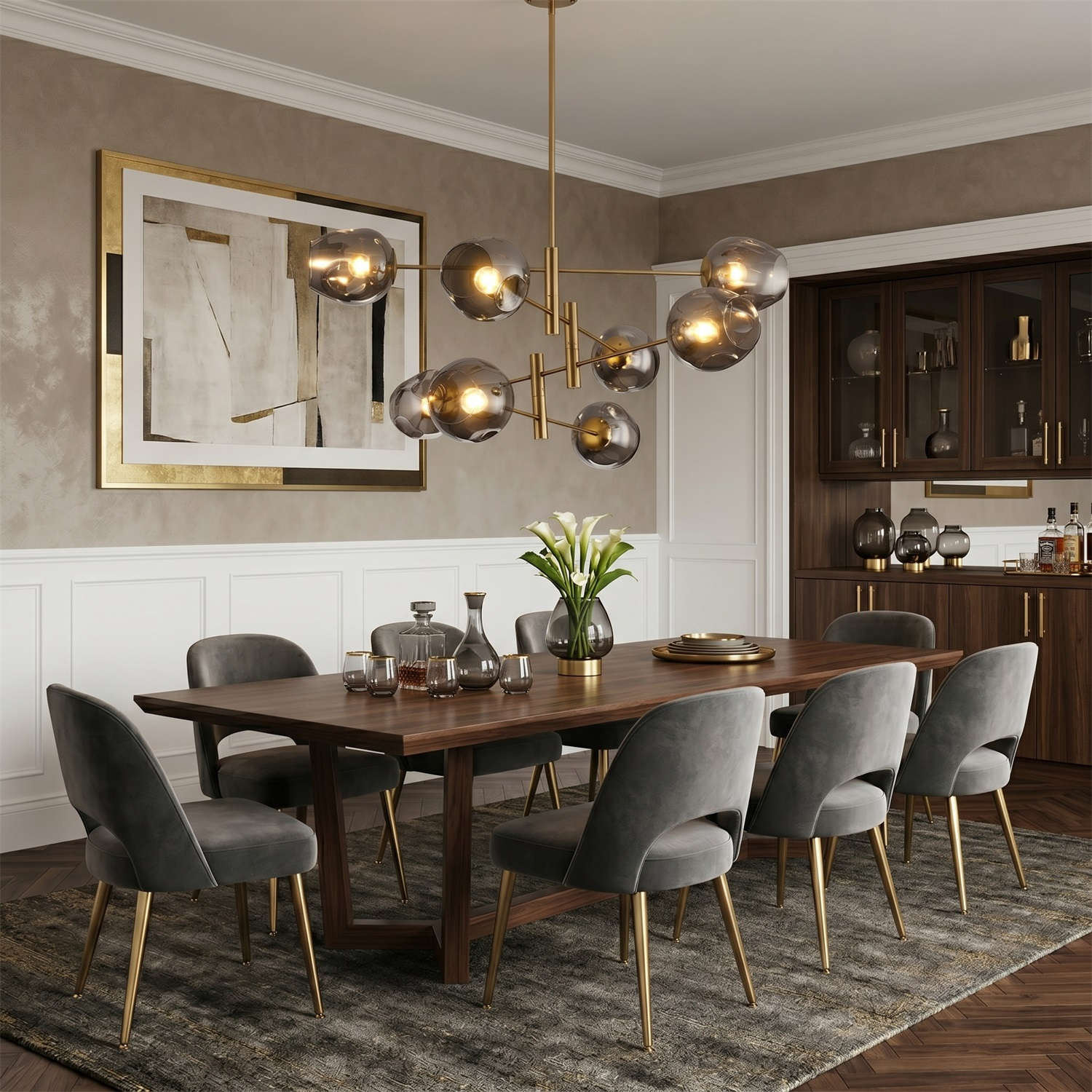 Branch Optical Chandelier