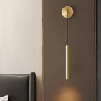 Cecilia Indoor Wall Sconce in Brass Lines