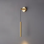 Cecilia Indoor Wall Sconce in Brass Lines