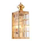 Brass Minimalist Outdoor Wall Light