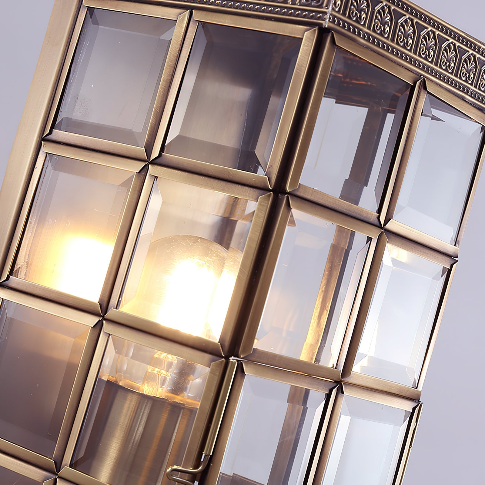 Brass Minimalist Outdoor Wall Light