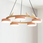 Cadmus Macarons Bird Woon Round Chandelier