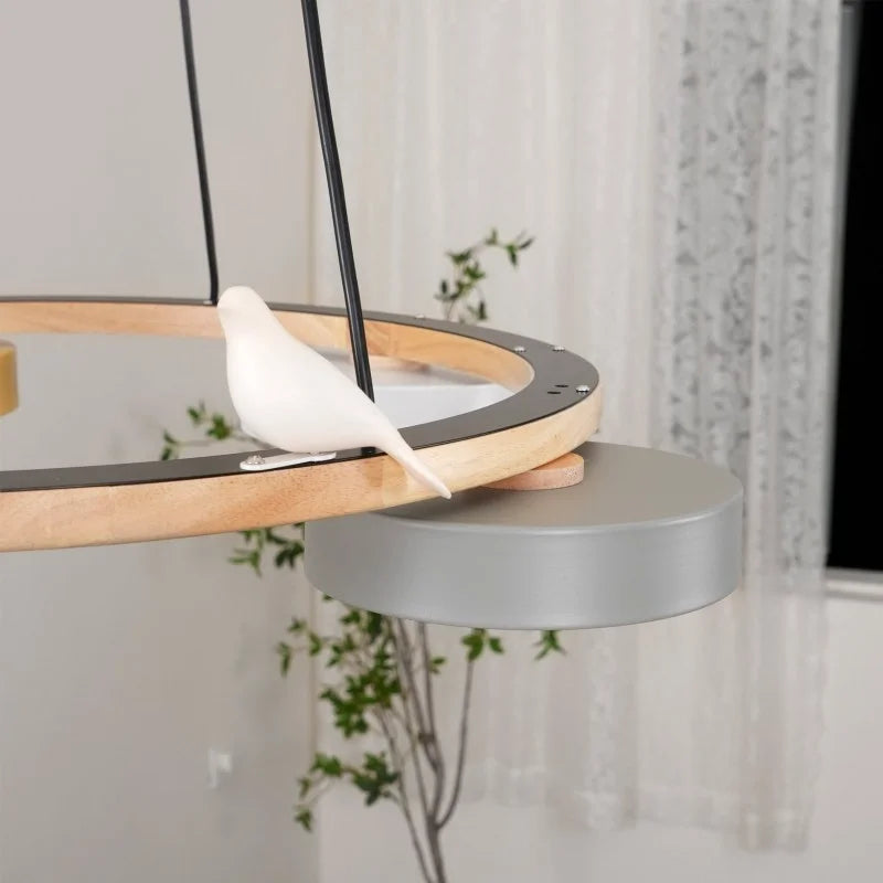 Cadmus Macarons Bird Woon Round Chandelier