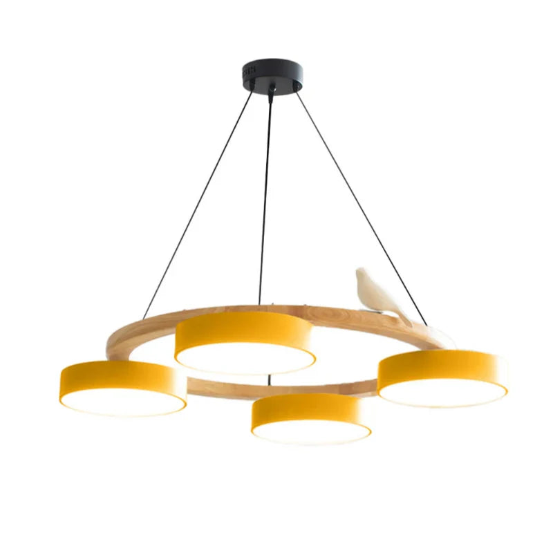 Cadmus Macarons Bird Woon Round Chandelier