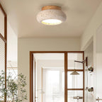 Astra Mini Donut Ceiling Light in Travertine