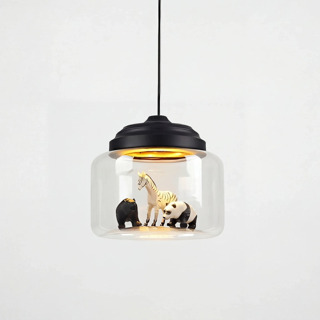 Calliope Zoo Glass Pendant Light