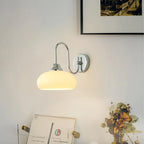 Calypso Bauhaus Curved Glass Wall Lamp