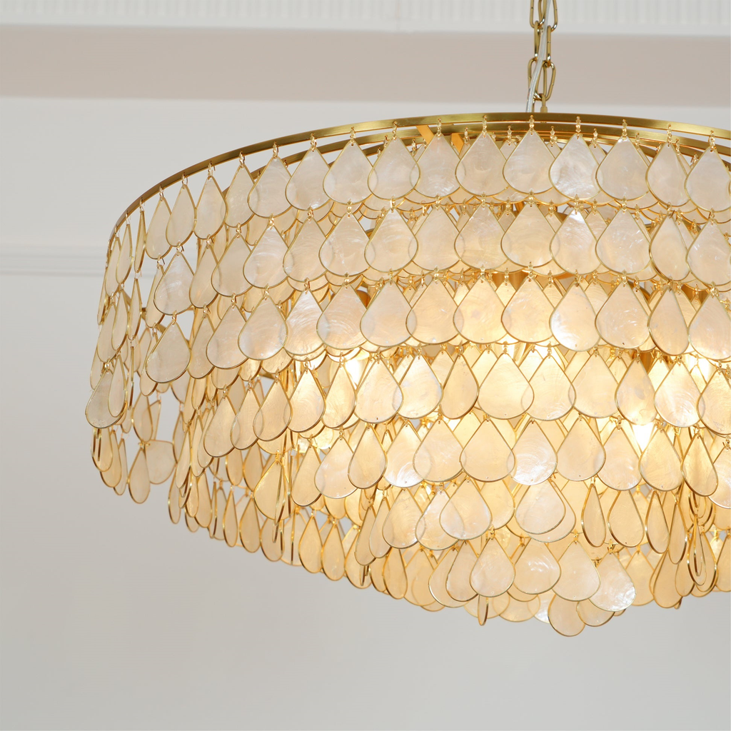 Capiz Chandelier